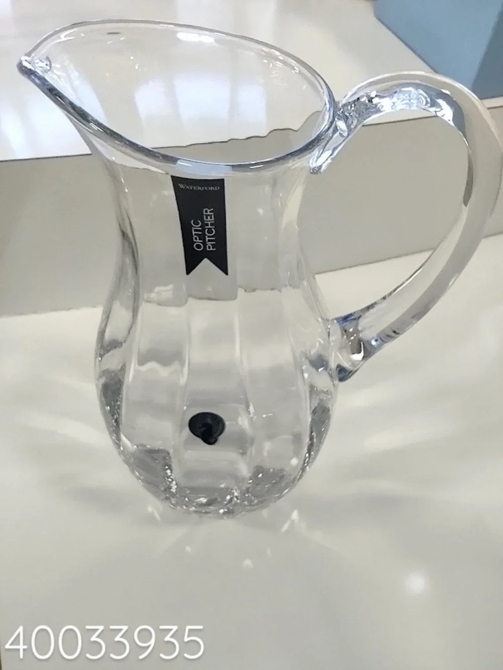 Waterford Elegance Optic Pitcher, 71OZ, NEW